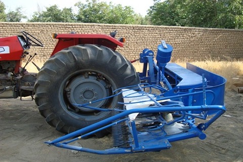 تصویر 3 از دروگر گندم چهار چرخ برای برداشت پایدار در زمین های وسیع